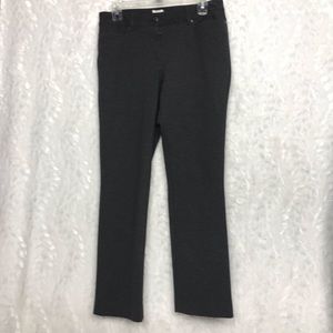 Talbots Gray Stretch Career  6 Petite Straight